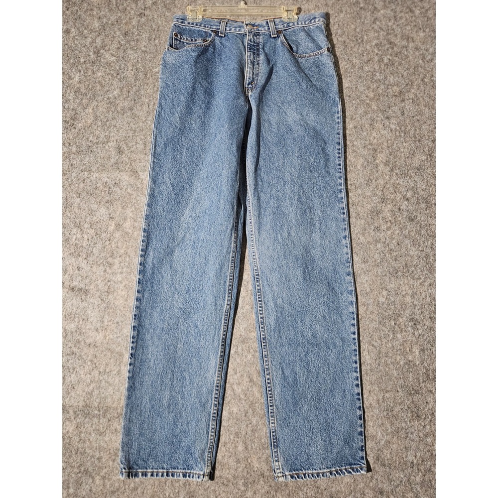 Levi's Relaxed Straight Leg Jeans Mens Blue Denim 34x34 Vintage 378
